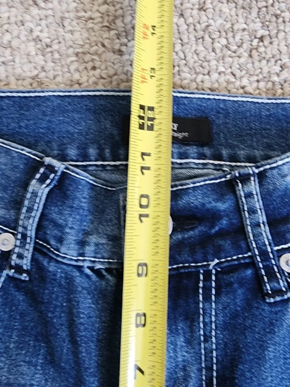 NWT True Religion Men's Ricky Straight Jeans Size W32 L34